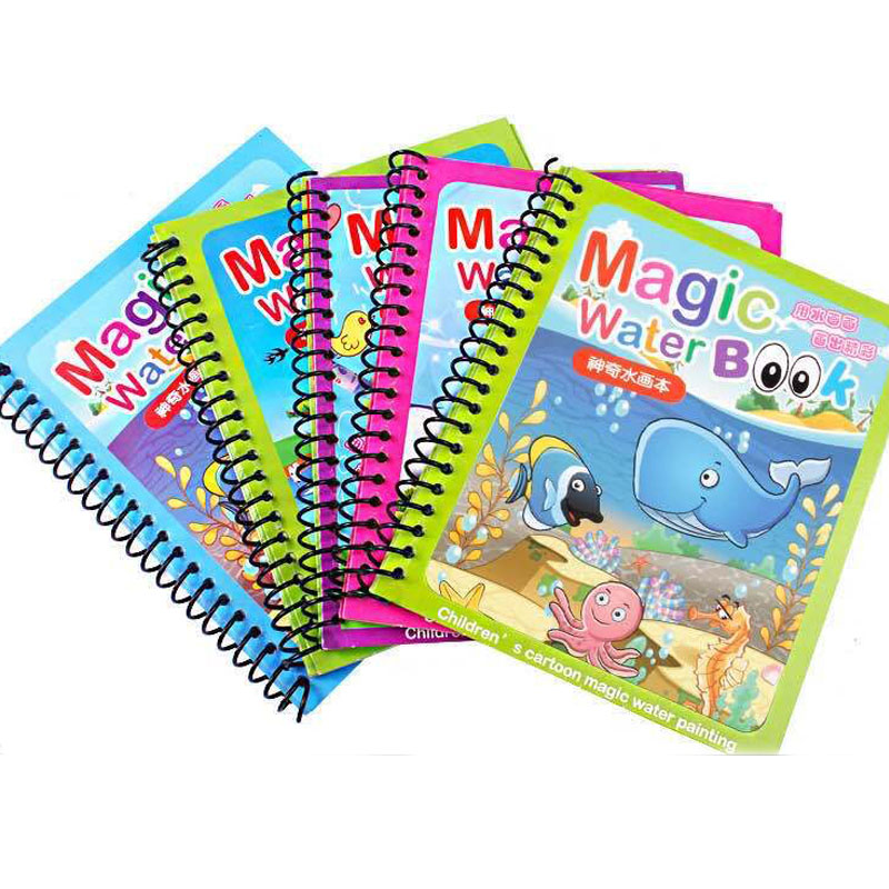 Cheap Wholesale Doodler Drawing Coloring Magic Water Book with Pen