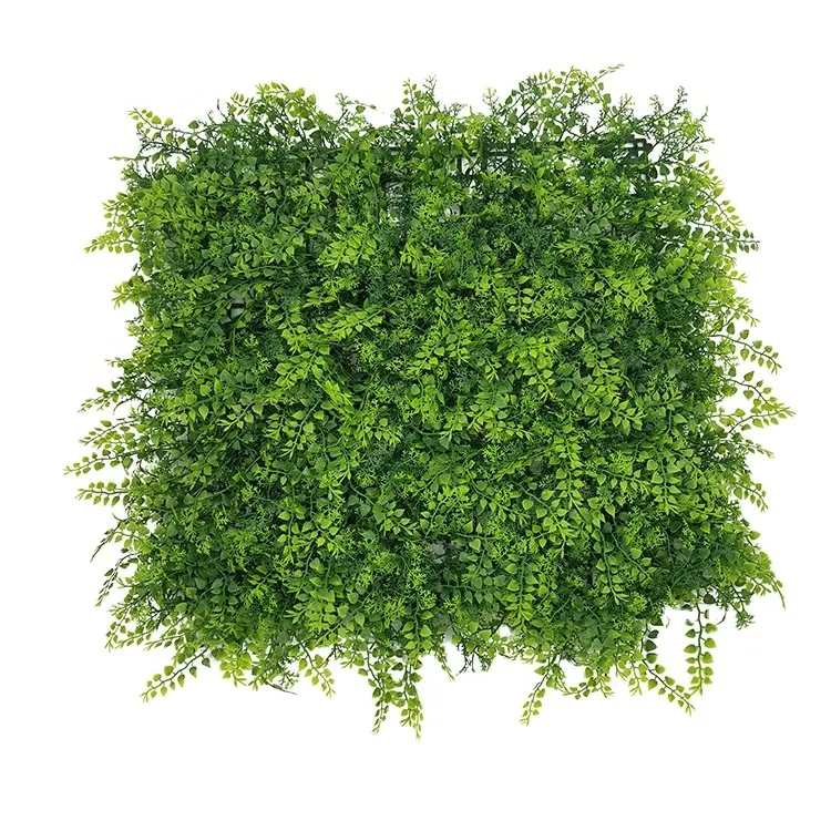 Tizen UV Outdoor Fake Grass Hedge Jungle Vertical Plants Wall Artificial Wall Hanging Plant Green Grass Wall for Home Decoration