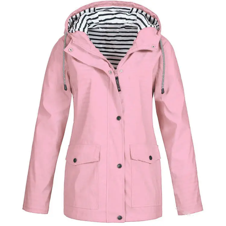 Custom Wholesale Winter Ladies Warm Light Windbreaker Sports Jackets
