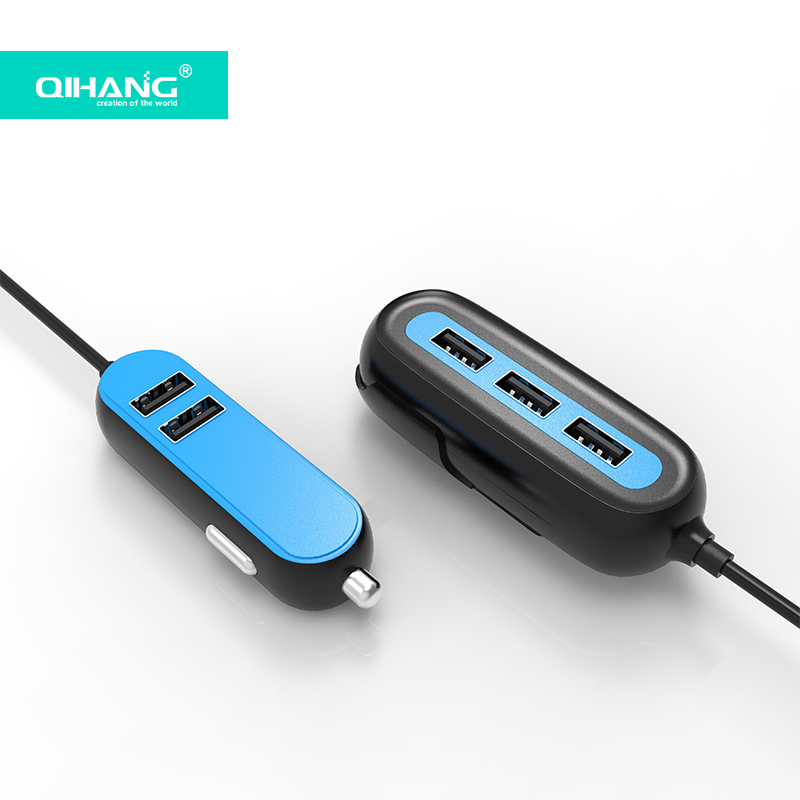 Автомобильное зарядное устройство Usb 4,8 а с 5 портами Usb