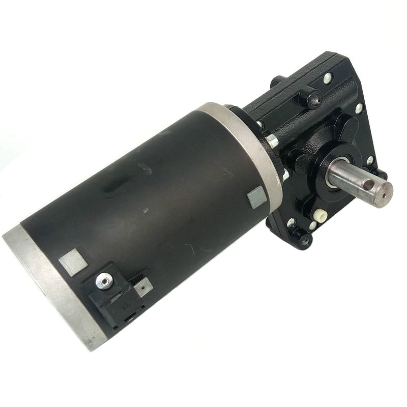 Dc Worm Geared Motor Right Angle Gearbox 12V 24V 400W 500W Dc Worm Gear Motor