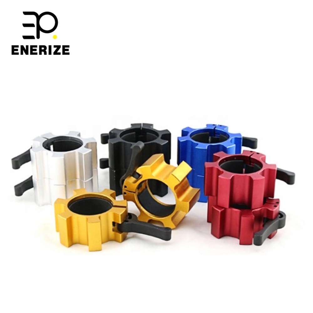 Colorful Weightlifting Lock Clips Clamp Compression Barbell Collar
