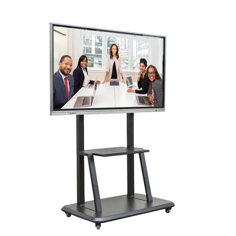 Interactive smart white board LCD touch screen whiteboard all in one monitor for company conference meeting