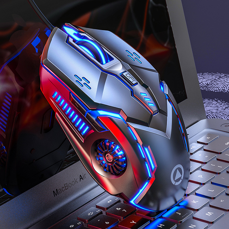 Оптическая Бесшумная USB Проводная геймерская мышь G5 3200 точек/дюйм 6D, интеллектуальная игровая мышь для компьютера, ПК