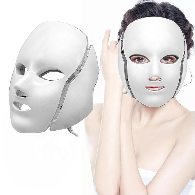 PDT Photon Light Facial Skin Beauty Therapy 7 Colors LED Face Mask