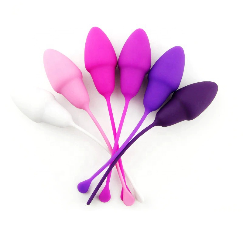 woman Silicone Kegel ball Vaginal Inner Tighten Weighted Exerciser Vibrating Kegel Ball set