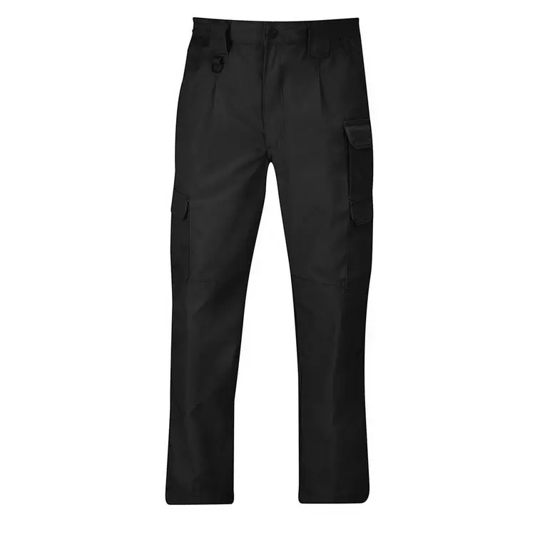 Factory Supply Polyester / Cotton Black Rip Stop Security Guard Uniform Pants