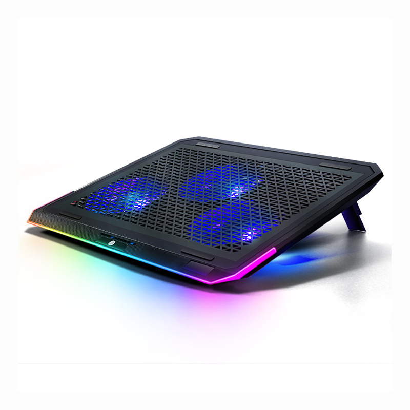 Портативный Регулируемый кулер llano, охлаждающая подставка Rgb для ноутбука, Ipad и телефона