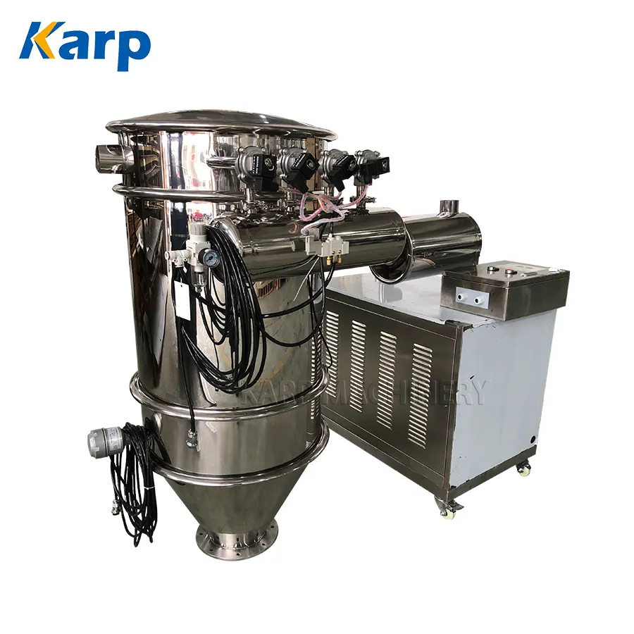 Plant seed black bean albumen chamomile powder vacuum feeding conveyor machine