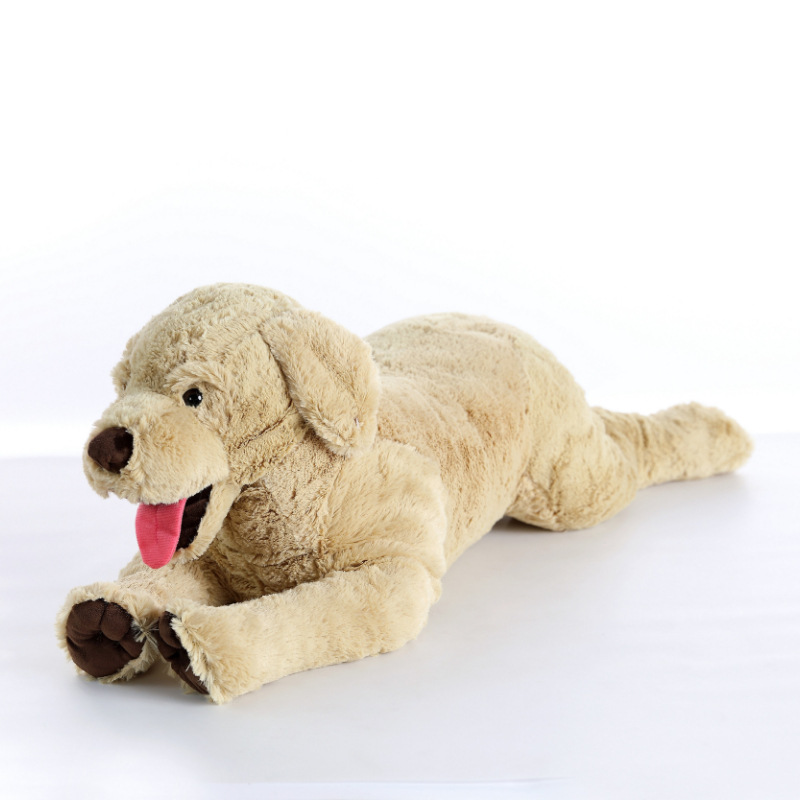 40CM/80CM Brown Dog Stuffed Animal Labrador Plush Dog Toys