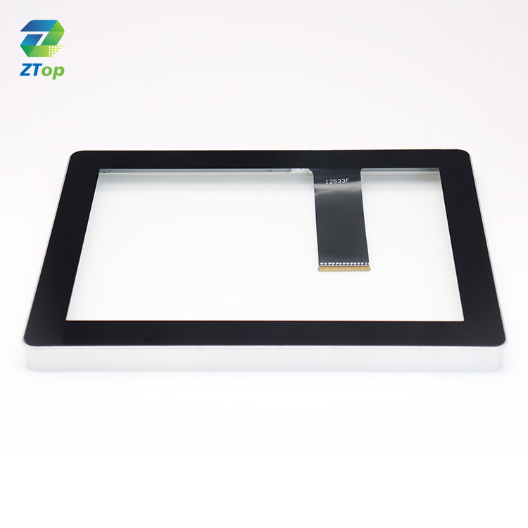 Digital Signage Multimedia Touch Inquiry all-in-one Machine Touch Screen Kiosk Tempered Glass Panel and Aluminium Frame Housing
