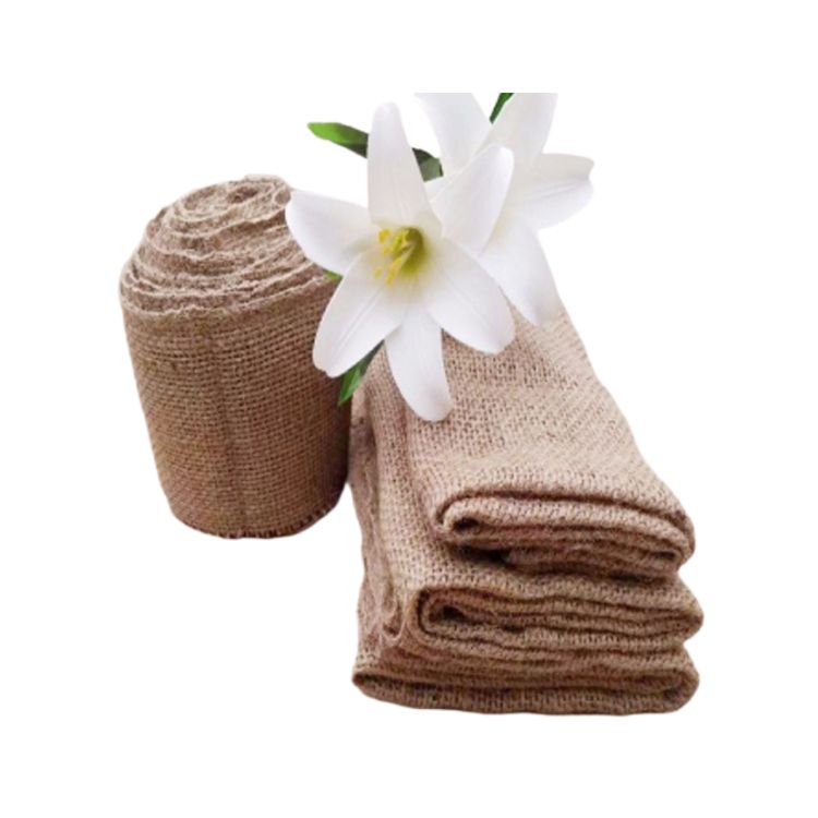 Factory Direct Supply Natural Color Hessian Cloth Woven 100% Burlap Jute Fabric For Bags