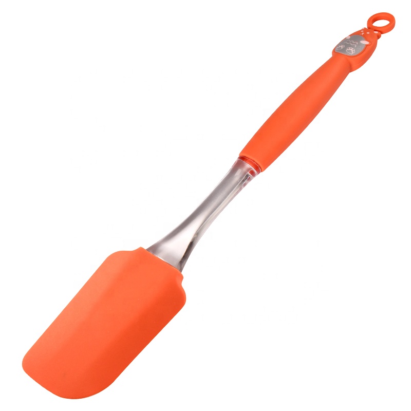 Cartoon handle with hook Kitchen Spatula Silicone Spatula with Logo embossed Kitchen Cooking Tools Spoon Spatula