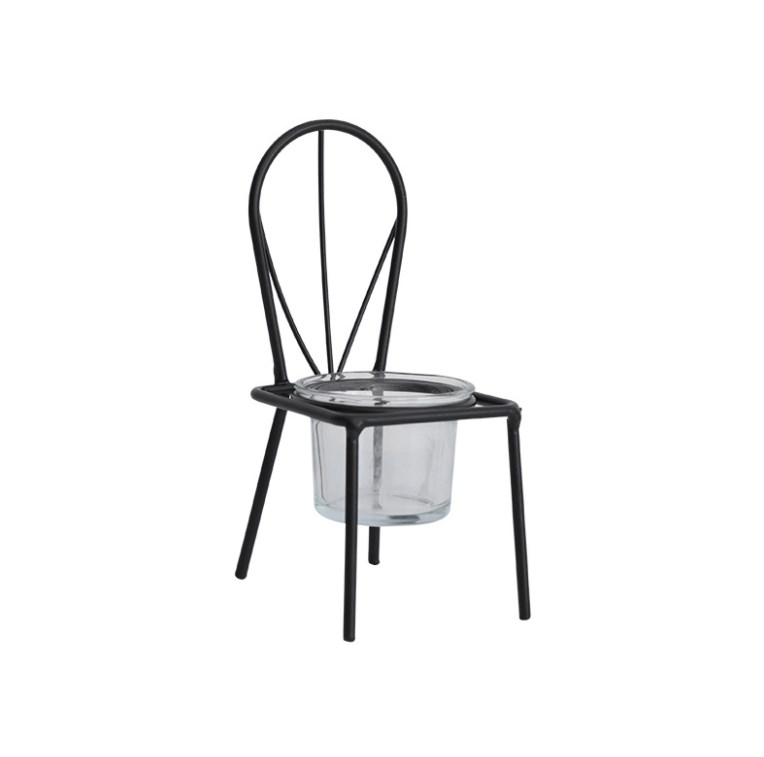 Amazon Metal Candle Holder Creative Iron Chair Candle Holder Dinner Props Table Decor