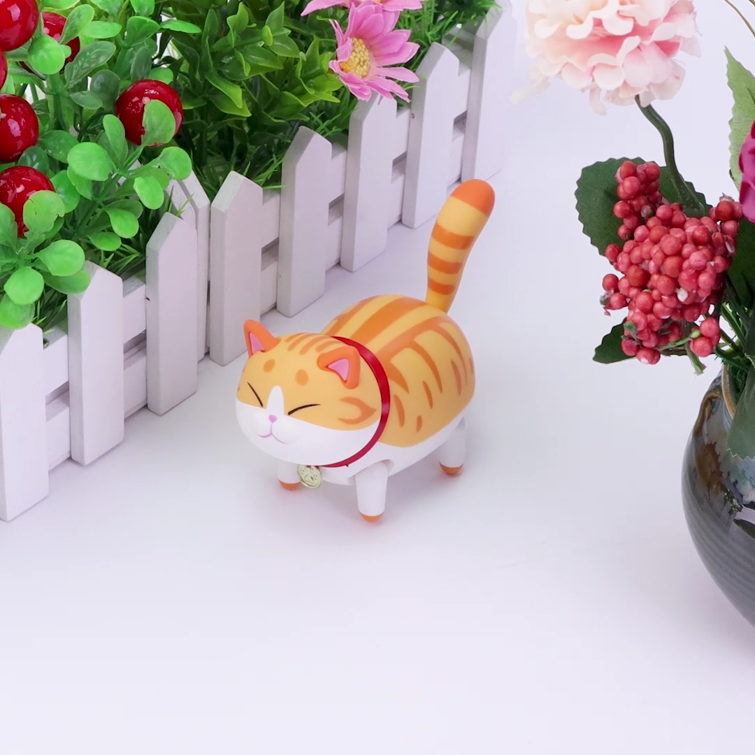 Новый Дизайн Прогулки Cat Электрический котенок слепой Toy Box милый кот электронные игрушки, Подарочная коробка, 6 шт