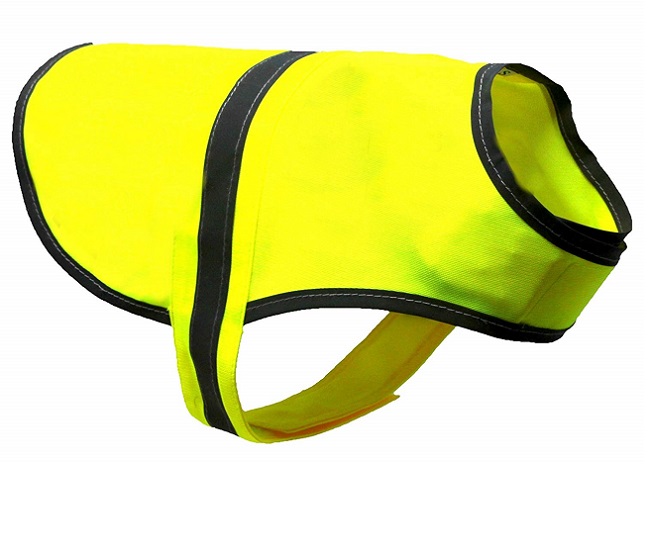 Флуоресцентный жилет для собак Hi-Vis, Светоотражающая экипировка для собак, подходит для маленьких, средних и больших размеров