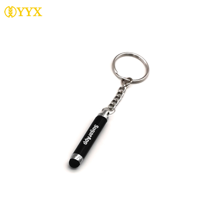 Сенсорные ручки с логотипом на заказ для смартфона с кольцом для ключей