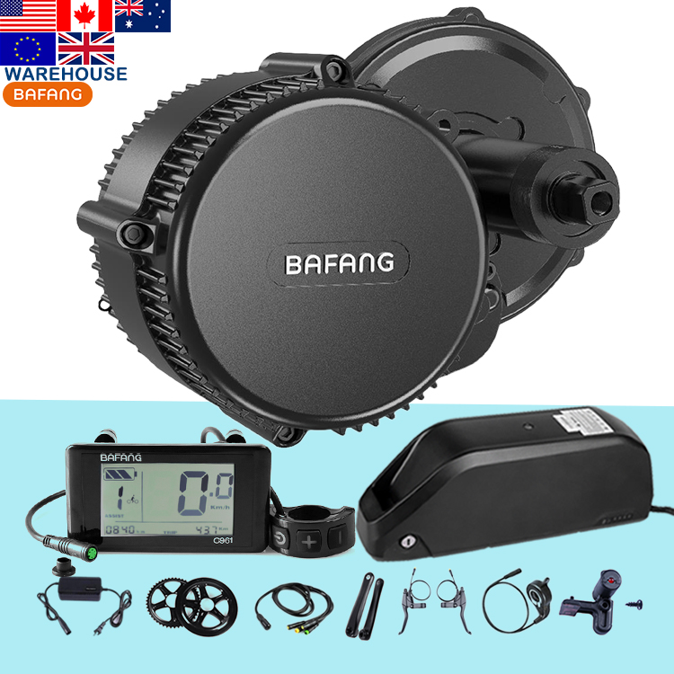 BAFANG US UK EU BBS02 BBSHD 48v 52v 750w 1000w mid drive mtb комплект для преобразования электровелосипеда с батареей