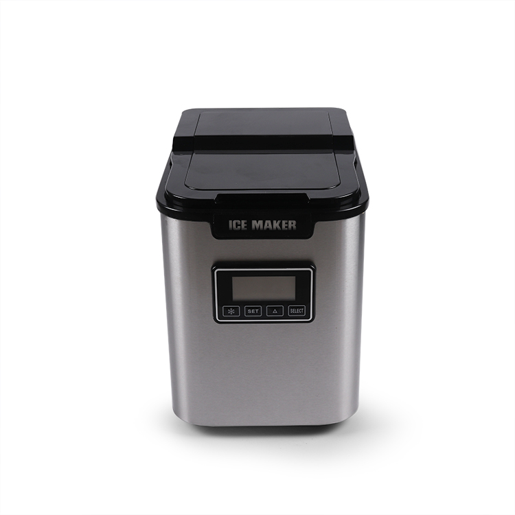 personal ice maker portable ice making machine for home metal housing ice cube making machine