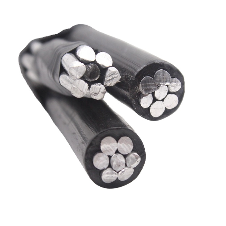 2/0 awg Nassa ASTM Стандартный сервисный кабель 3C, abc кабель Xlpe, воздушный пучок, кабель aac, нулевой нейтральный Интернет-магазин