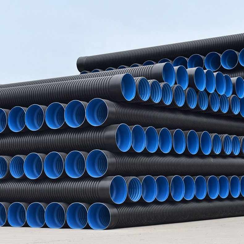 Гофрированная дренажная труба HDPE, используемая под подъездной дорожкой
