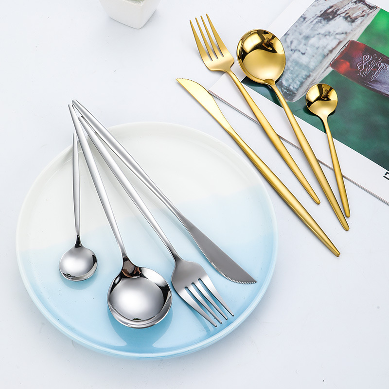 High quality Hot Sale Knife Fork Spoon Set 24 Piece Flatware Sets Stainless Steel Cutlery Set in Wooden Box