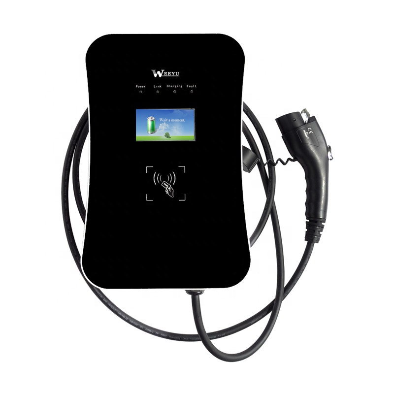 WEEYU 7kw 32Amp evse домашнее настенное зарядное устройство для электромобиля