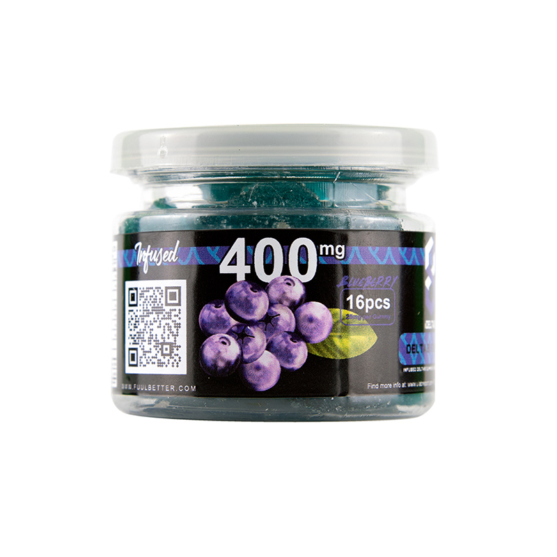 Top sale OEM Organic iDelta8 Gummies Vitamin colorful Gummy Candy providing energy gummy candies bulk supplement 16pcs (400mg)