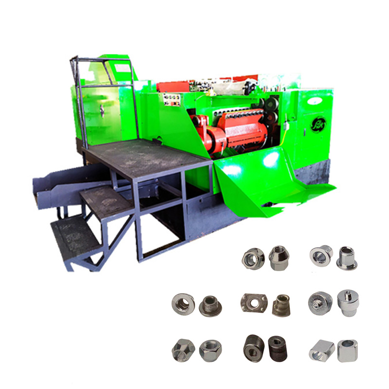 Extra Long Wheel Lock Metal Cold Forging Machine 33B6S Nut Cold Heading Equipment