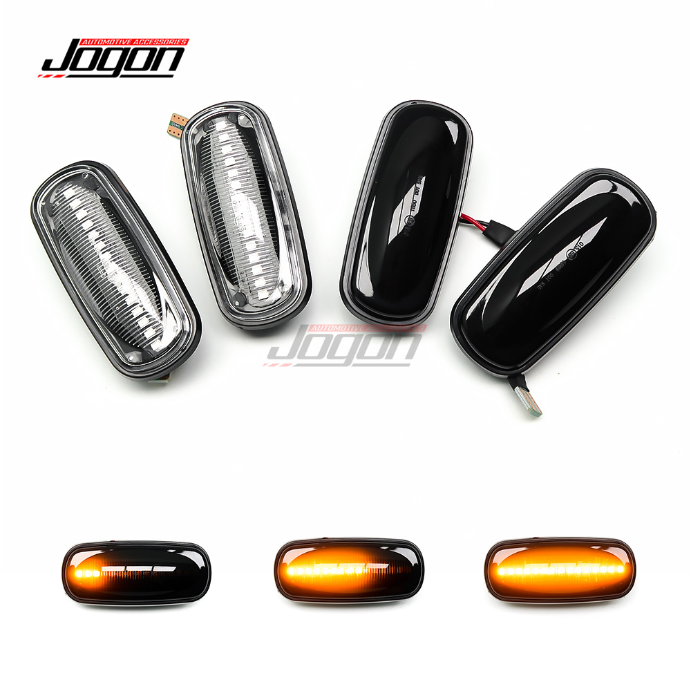 Dynamic Side Turn Signal Light Sequential Blinker Lamp For Land Rover Defender Discovery II L318 Freelander I L314 1983-2016