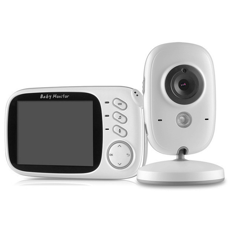 ЖК-экран 2,4 ГГц инфракрасное ночное видение видео няня Babyphone с камерой и аудио Радионяня