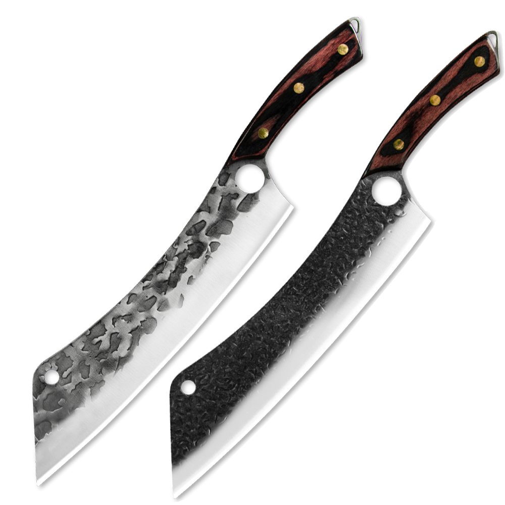 Xingye 12.5 Inch Full Tang Handle Razor Sharp Cake Watermelon Cutting Slaughter Meat Slicing Knives Fixed Blade Long Knife