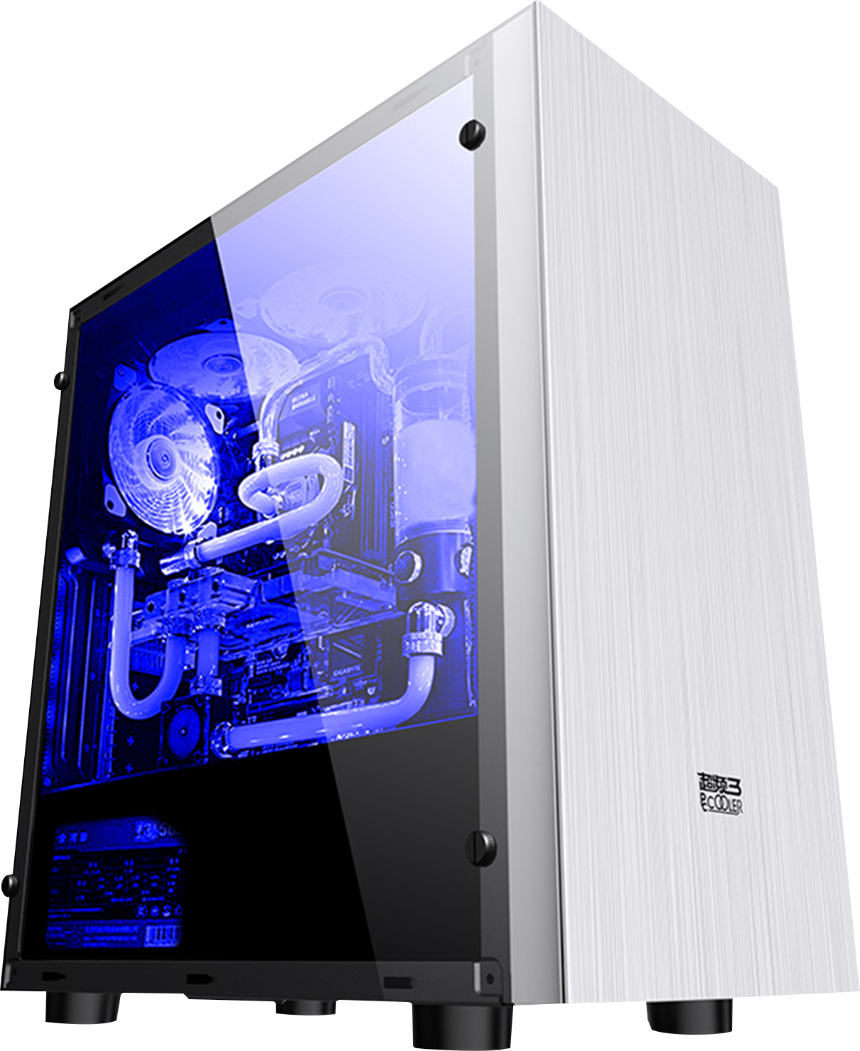 SZMZ MATX Captain Jack компьютерный игровой корпус башня MATX корпус с RGB вентилятором