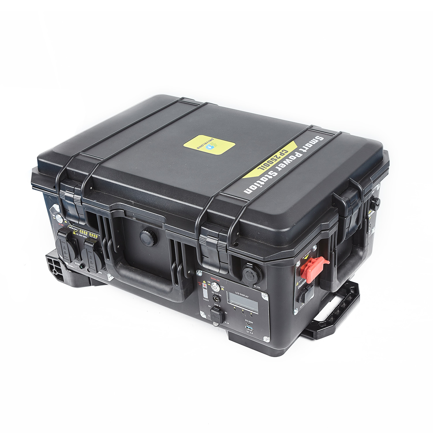 1000w 2000w 3000w Solar Wind Hybrid Energy Generator, Portable Solar Power Station with LiFePO4 Battery