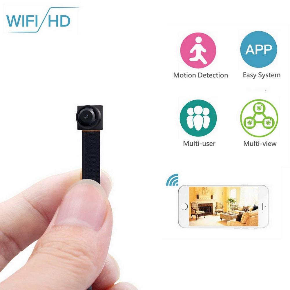 Скрытая мини-камера 4K, шпионский модуль wi-fi, беспроводной скрытый видеорегистратор «сделай сам», маленькие IP-камеры видеонаблюдения