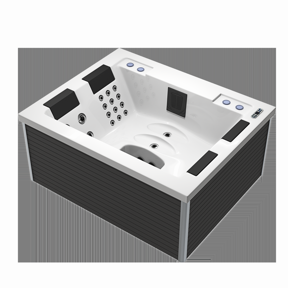 outdoor spa hot tub 2 person rectangular hot spa tub
