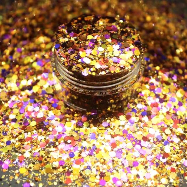 Custom blend halloween chunky mix glitter glitters