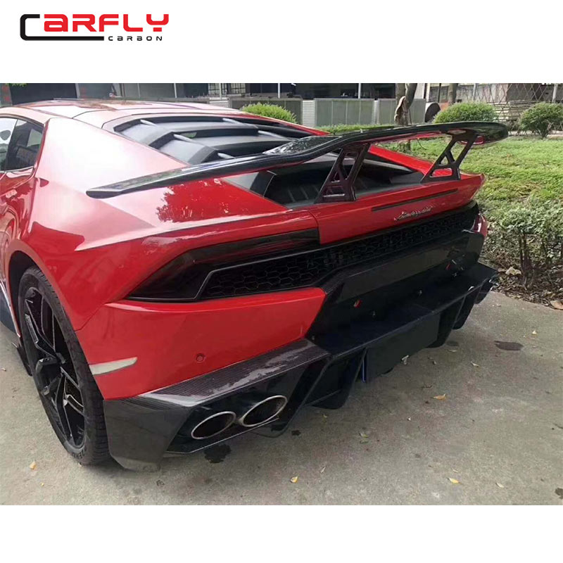 Задний диффузор из углеродного волокна MS STYLE для LAMBO HURACAN LP610-4 LP580 2014-2018