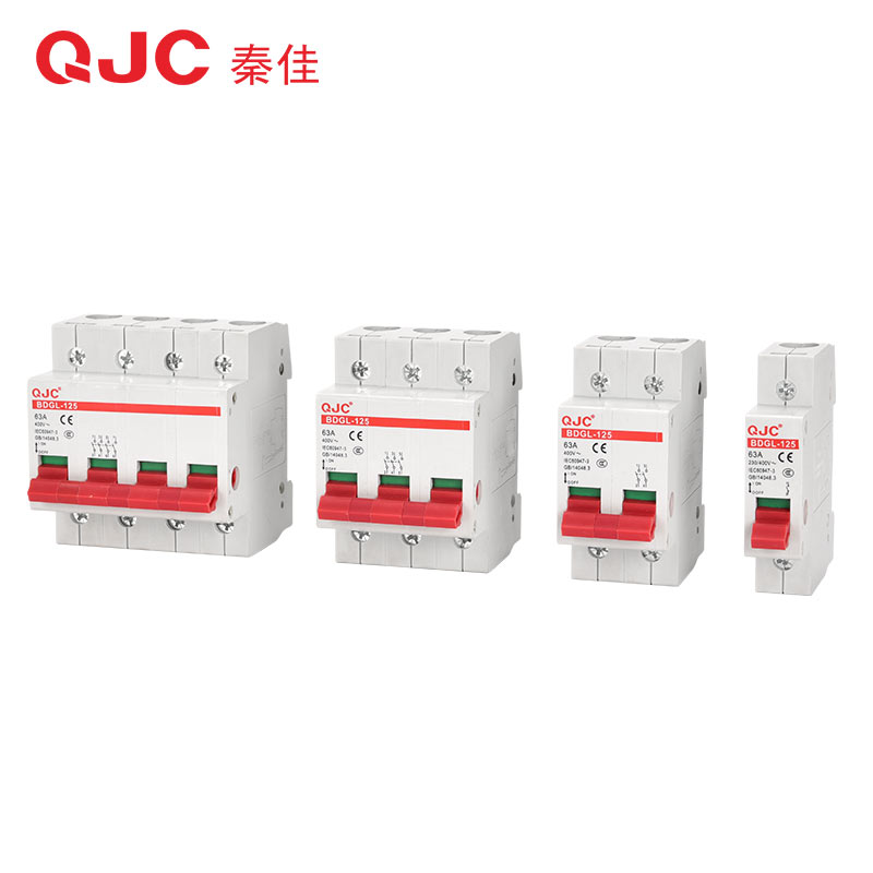 QJC BDGL-125 Din Rail 2 полюса изоляции автомат защити цепи