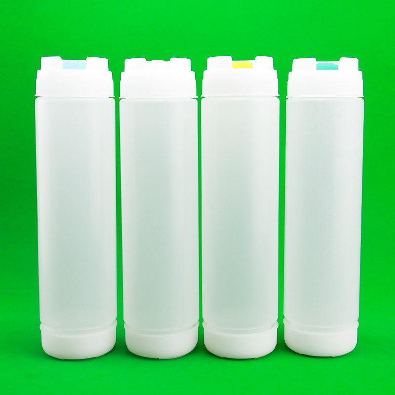 Hot Selling Food Grade Plastic Sauce Squeeze Bottles with Twist Lid for Kitchen Packaging Ketchup Bottle Plastic Manufacturing