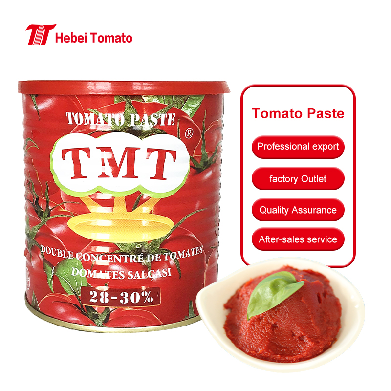 Chinese tomato paste wholesale 70g 210g 400g 800g canned food from ICRC supplier with ISO certificate tomato paste