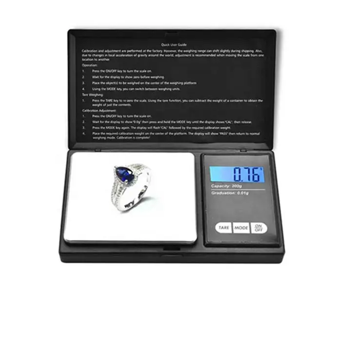 Accurate 0.01g Personal Weight Scale Mini hidden Digital Pocket Jewelry Scale