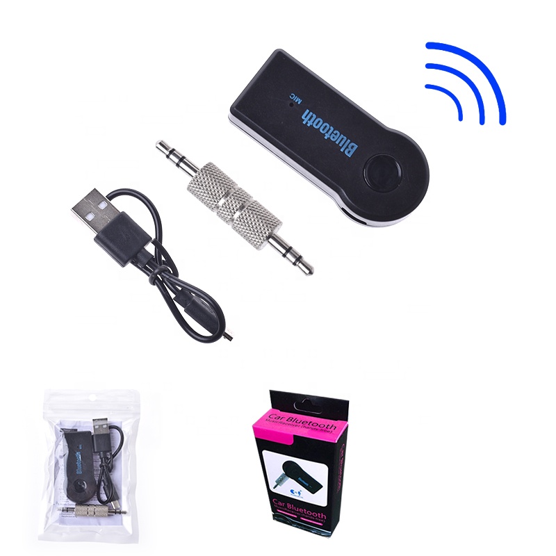 Мини беспроводной Bluetooth AUX приемник 3,5 мм автомобильный Bluetooth аудио музыкальный приемник адаптер