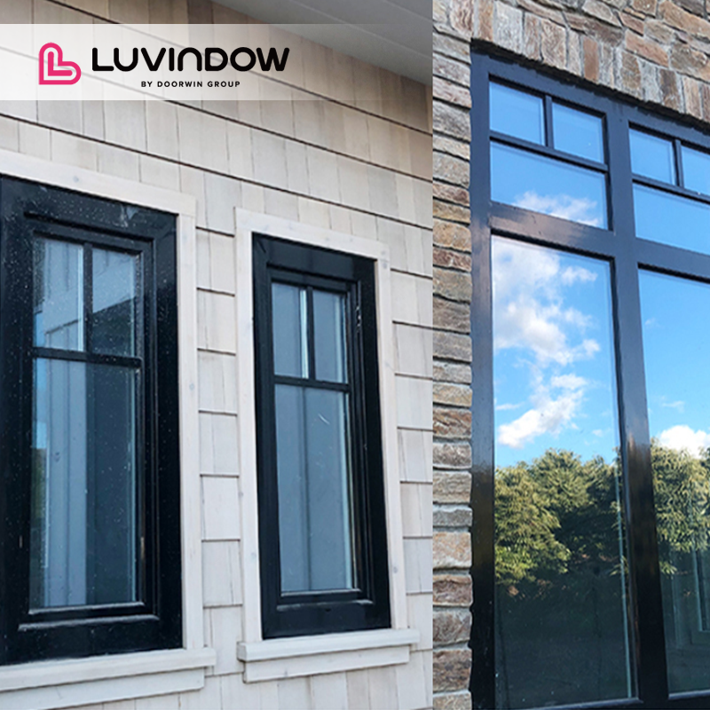 Doorwin Residential Dallas Project Modern Villa Windproof Aluminum Tilt Turn Windows