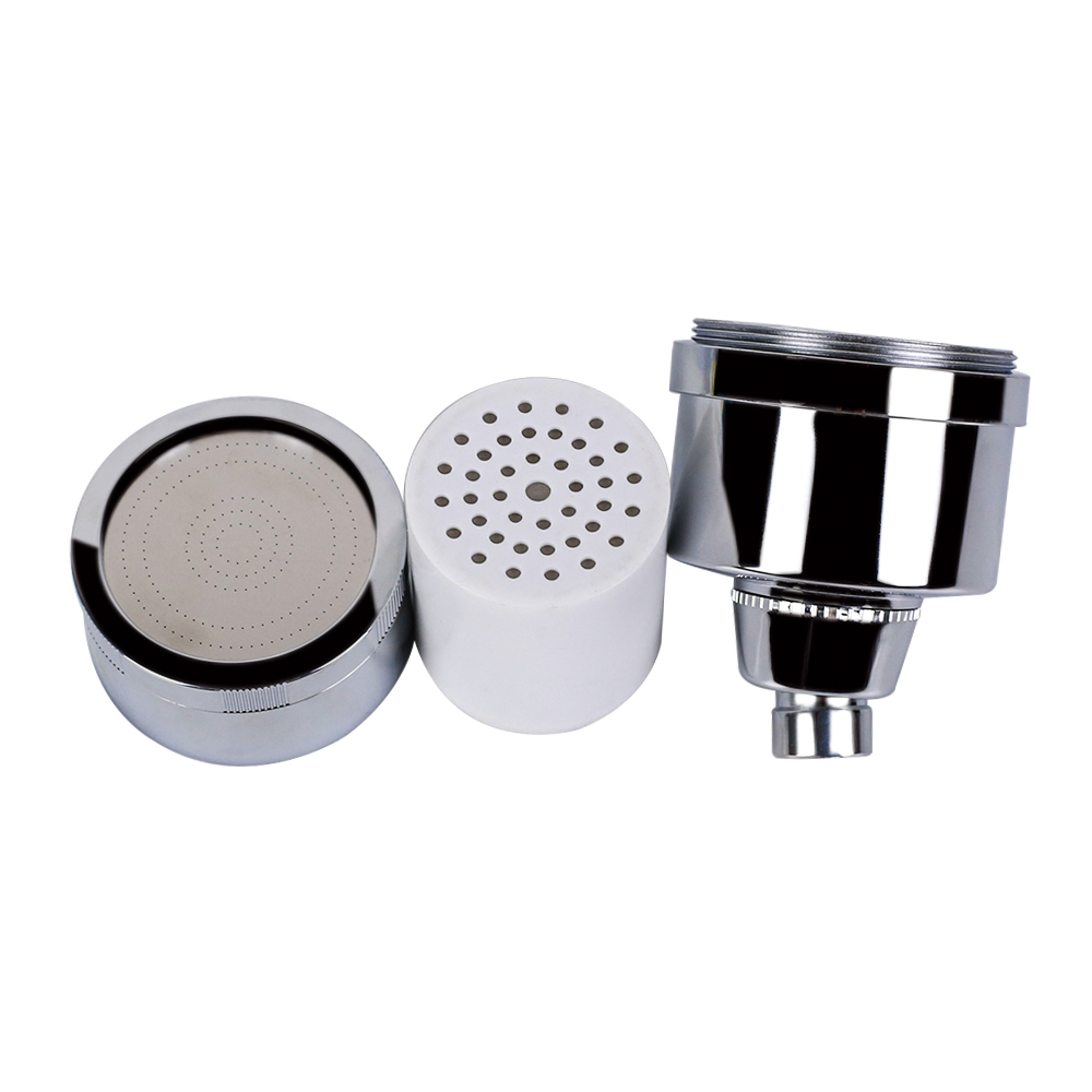 white vitamin softer softener spa charcoal balls hose washer shower head filter water purification