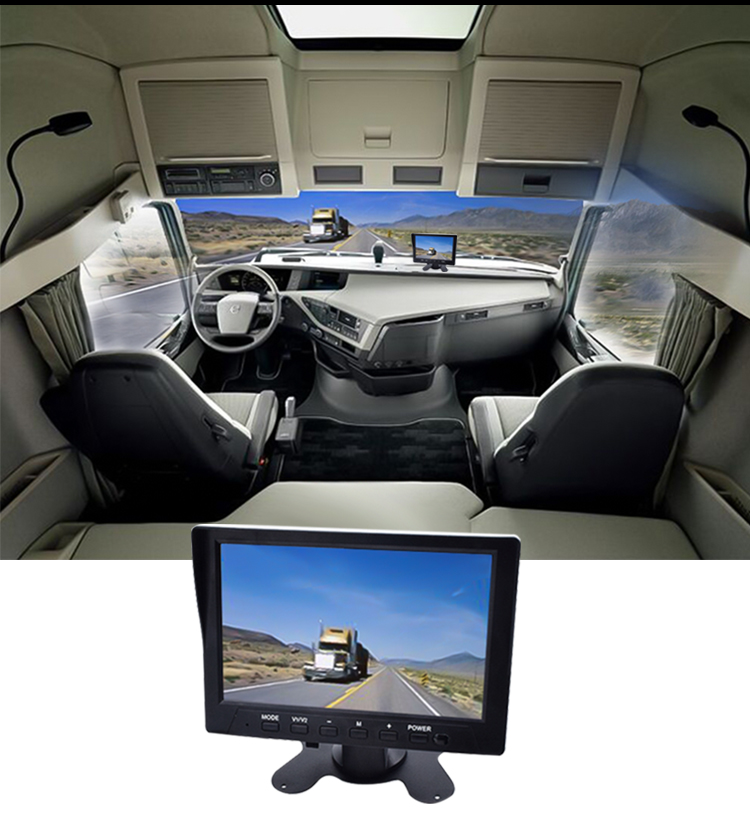 Factory price 7 inch hd tft lcd car rearview monitor