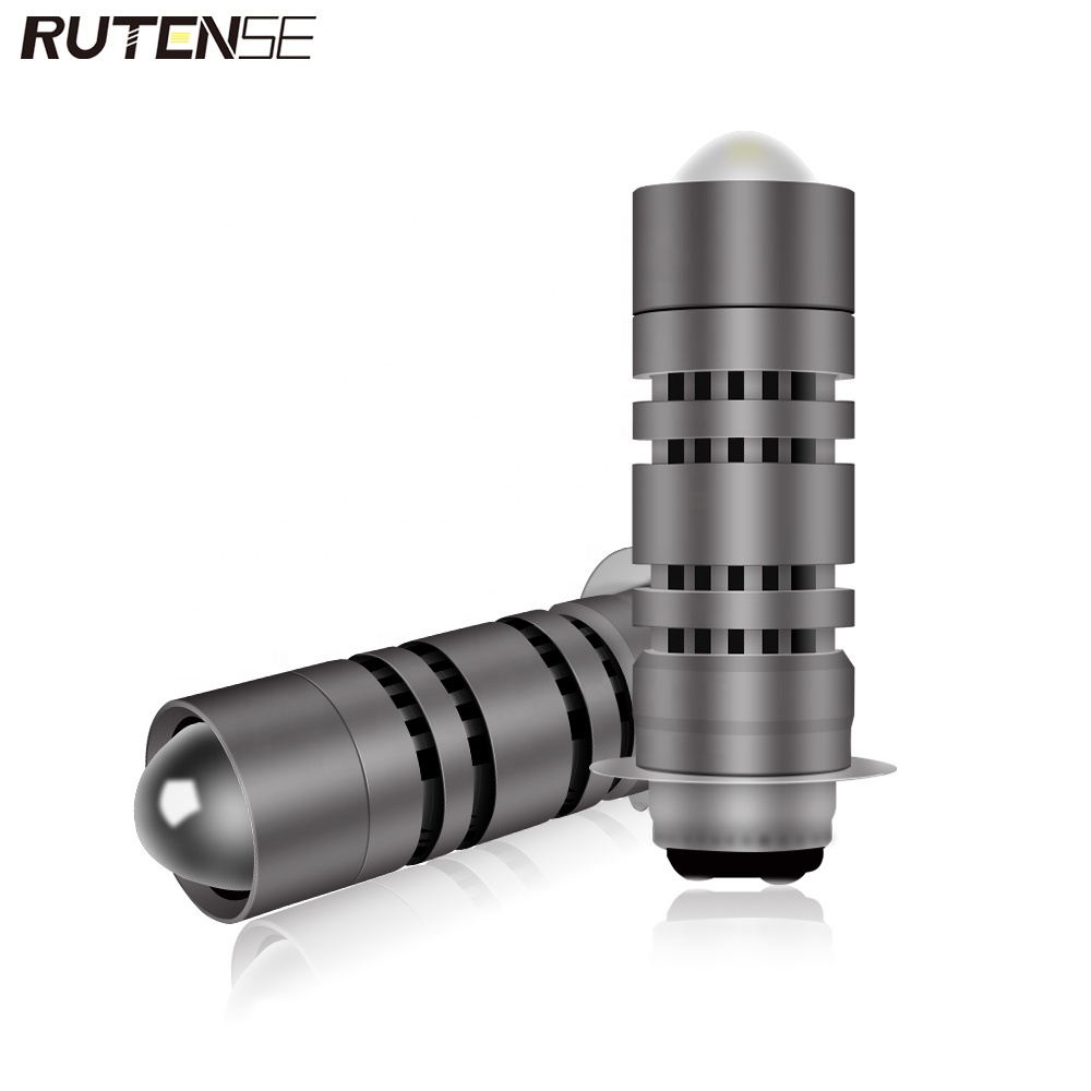 Светодиодная мотоциклетная лампа RUTENSE H4 BA20D, Точечный светильник для внедорожника, дальний и ближний свет, лампа проектора, мотоциклетная фара