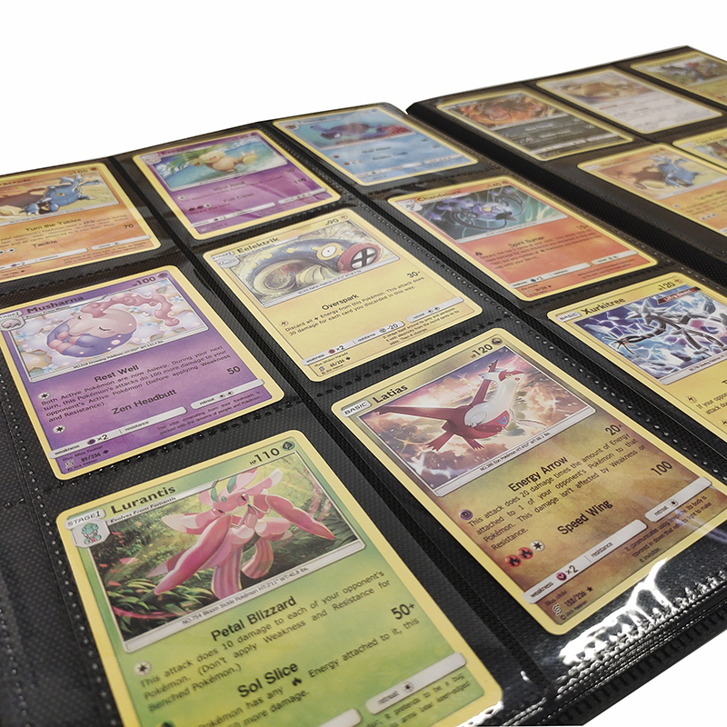 Customizable 9 Pocket Trading Card Album Folder Plastic Binder Game Card Holder Collectors Album Folder