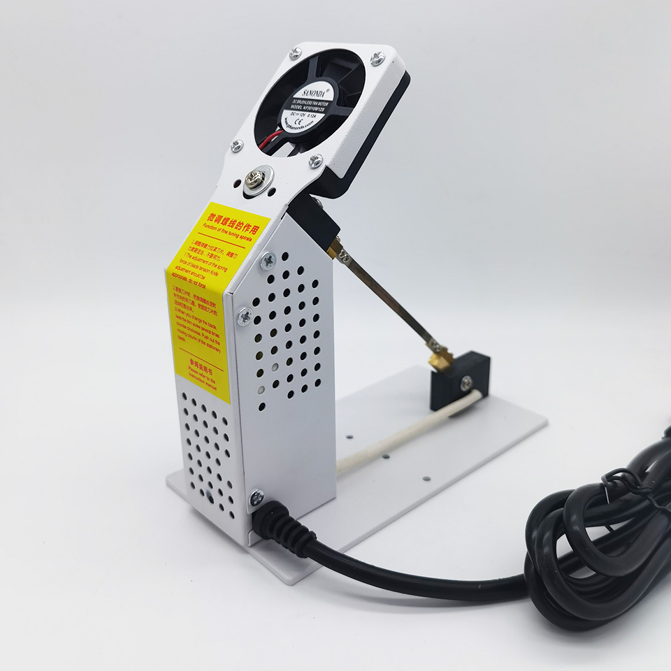 Easy to operate Speed heating high efficiency Electronic hot cutting device with fan Smoke exhaust fan