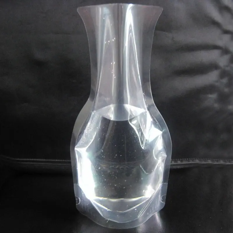 cheap disposable transparent flower vase